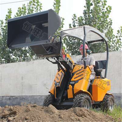 mini garden compact loader China wheel front end loaders for sale