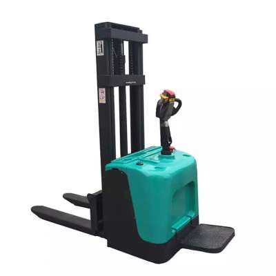 Full Automatic 2 ton electric walk behind stacker forklift truck