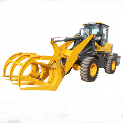 forest wheel loader for wood log grapple use for sale